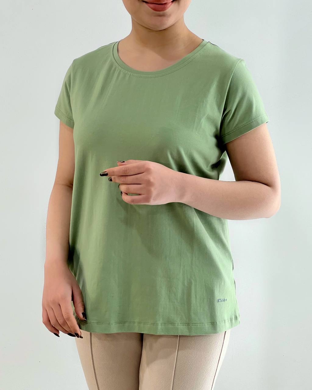 تیشرت پنبه یقه گرد کد 4655