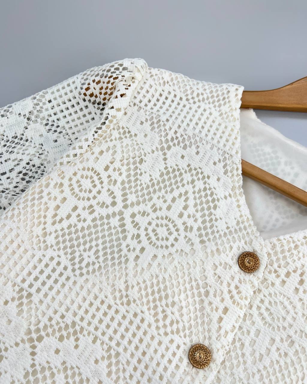 ست شومیز و دامن تمام دانتل کد 4666