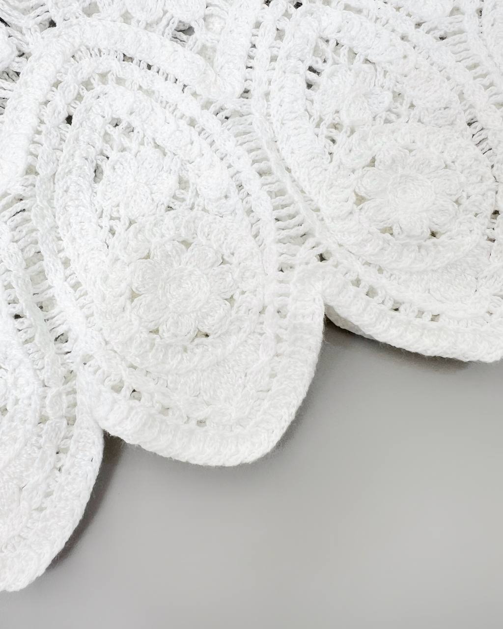 شومیز تمام قلاب بافی اورجینال کد 4674