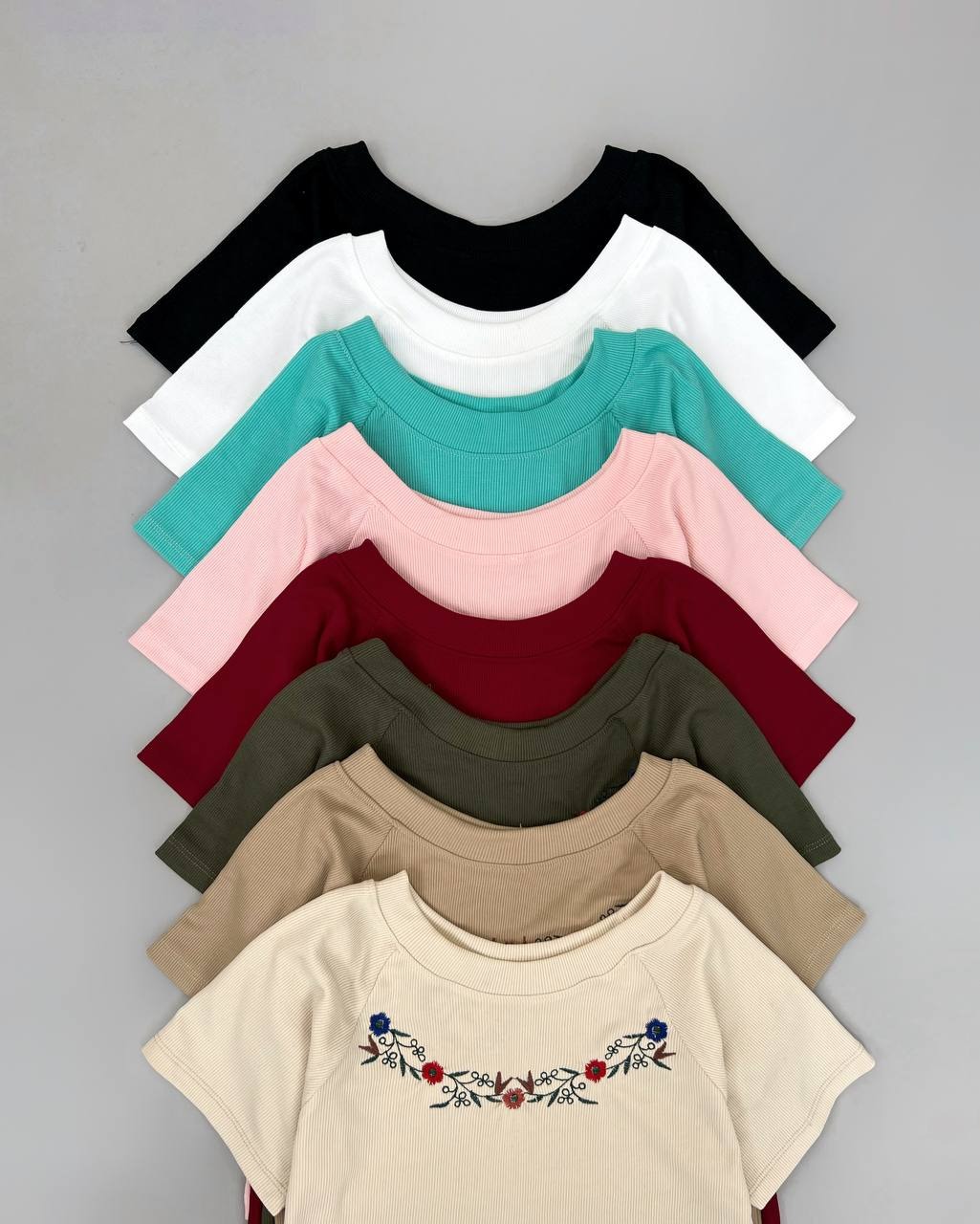 تیشرت گلدوزی کبریتی کد 4676