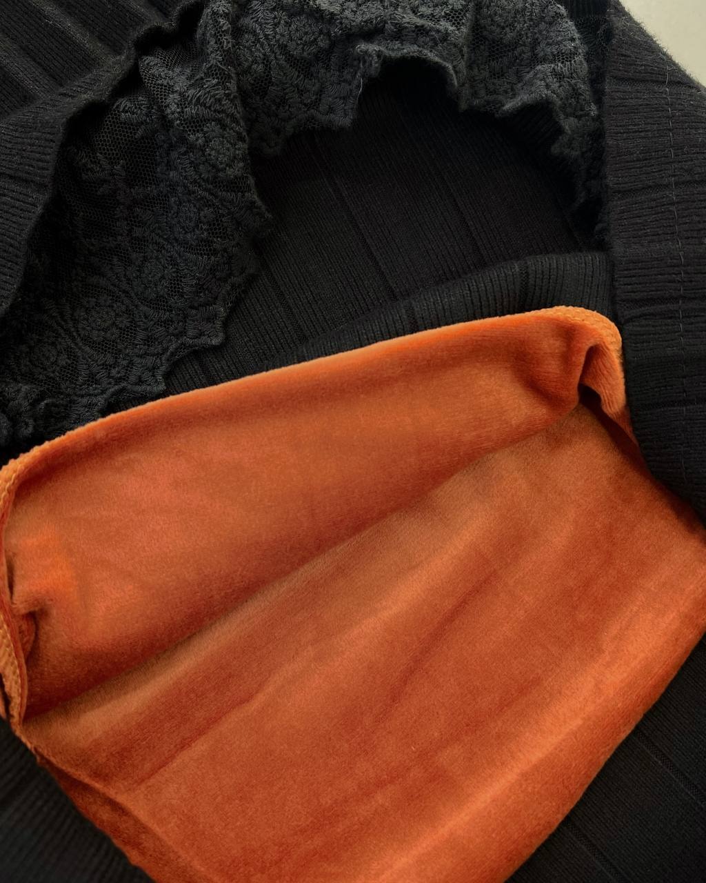 پیراهن بافت آستر مخمل کد 4681