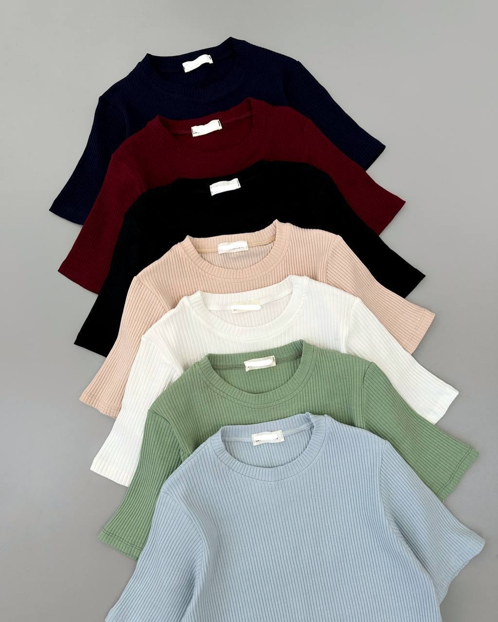 تیشرت یقه گرد کبریتی کد 4686