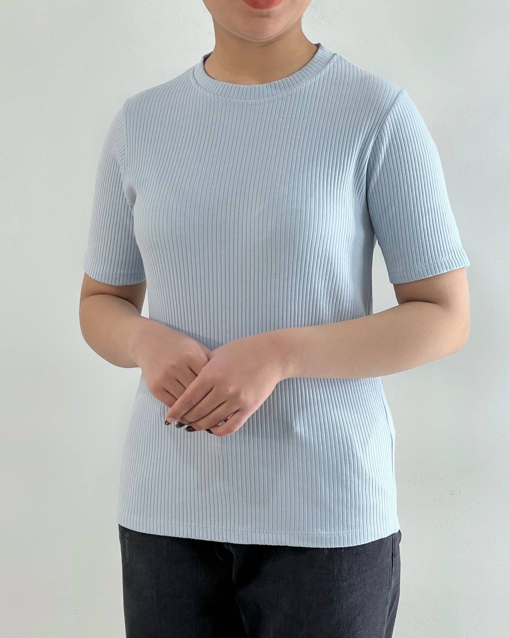 تیشرت یقه گرد کبریتی کد 4686