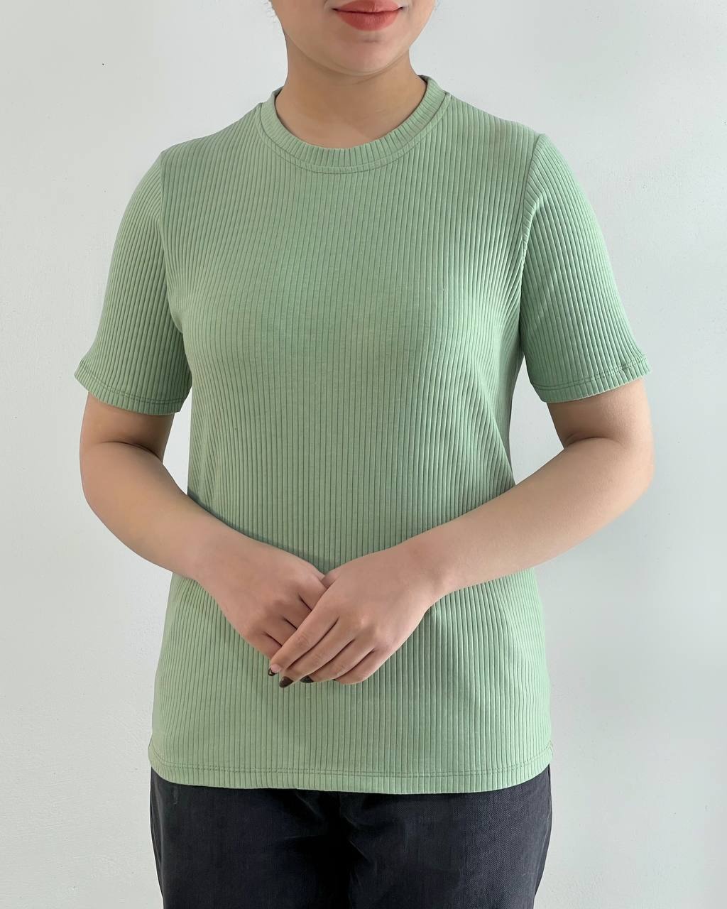 تیشرت یقه گرد کبریتی کد 4686