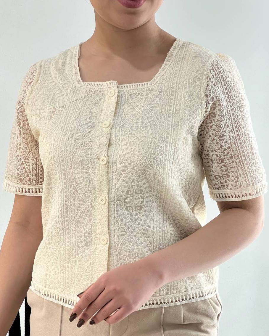 شومیز تمام کار شده کد 4688