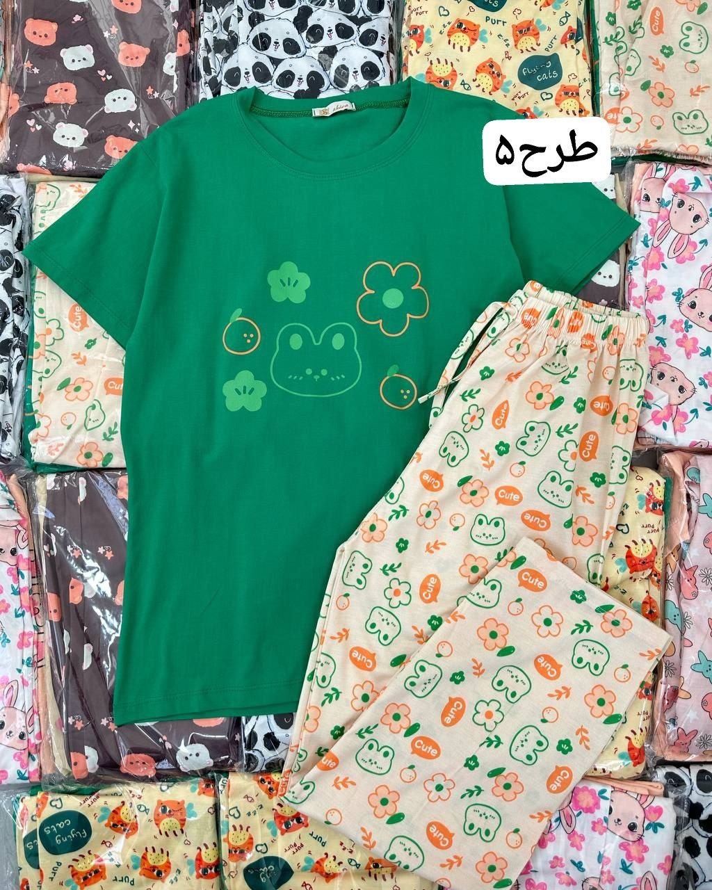 ست تیشرت و شلوار عروسکی 2 کد 4689