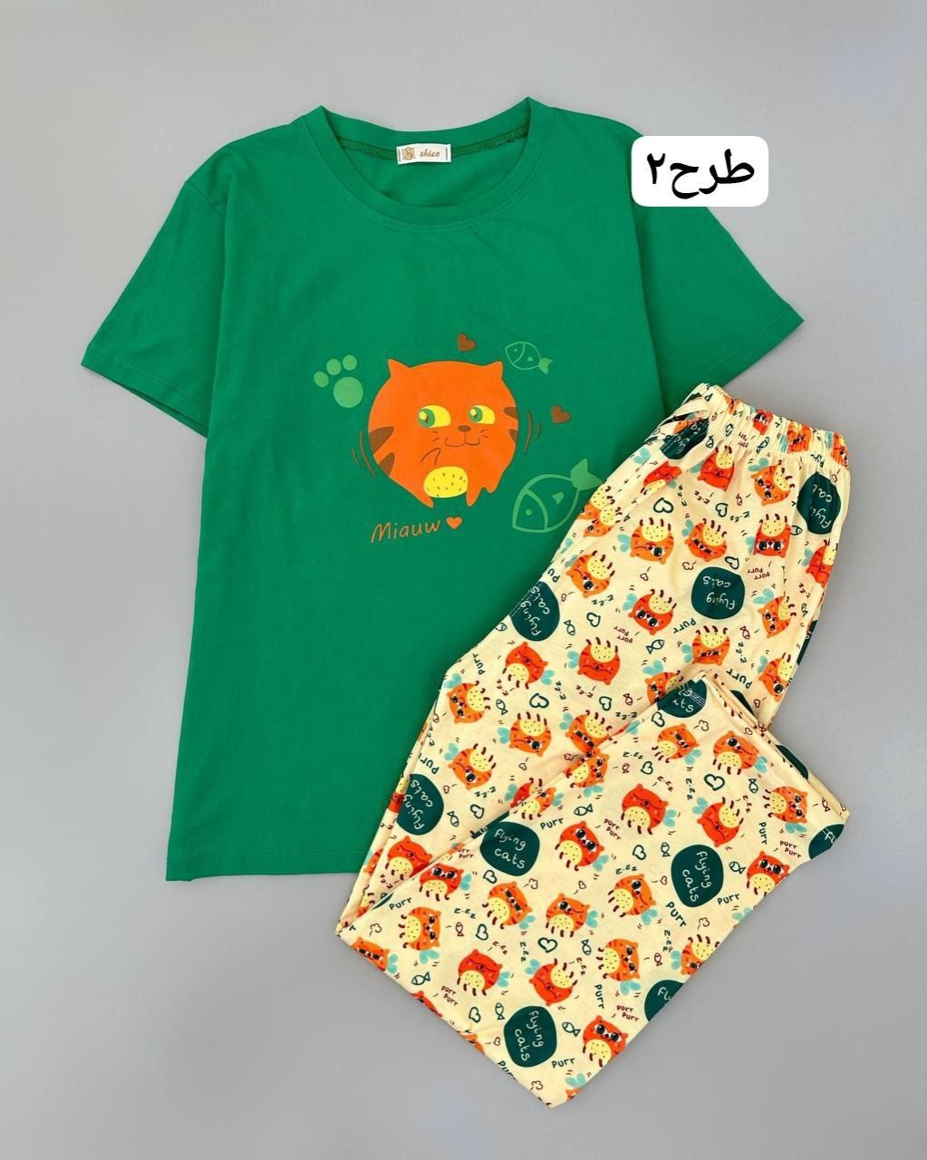 ست تیشرت و شلوار عروسکی 2 کد 4689