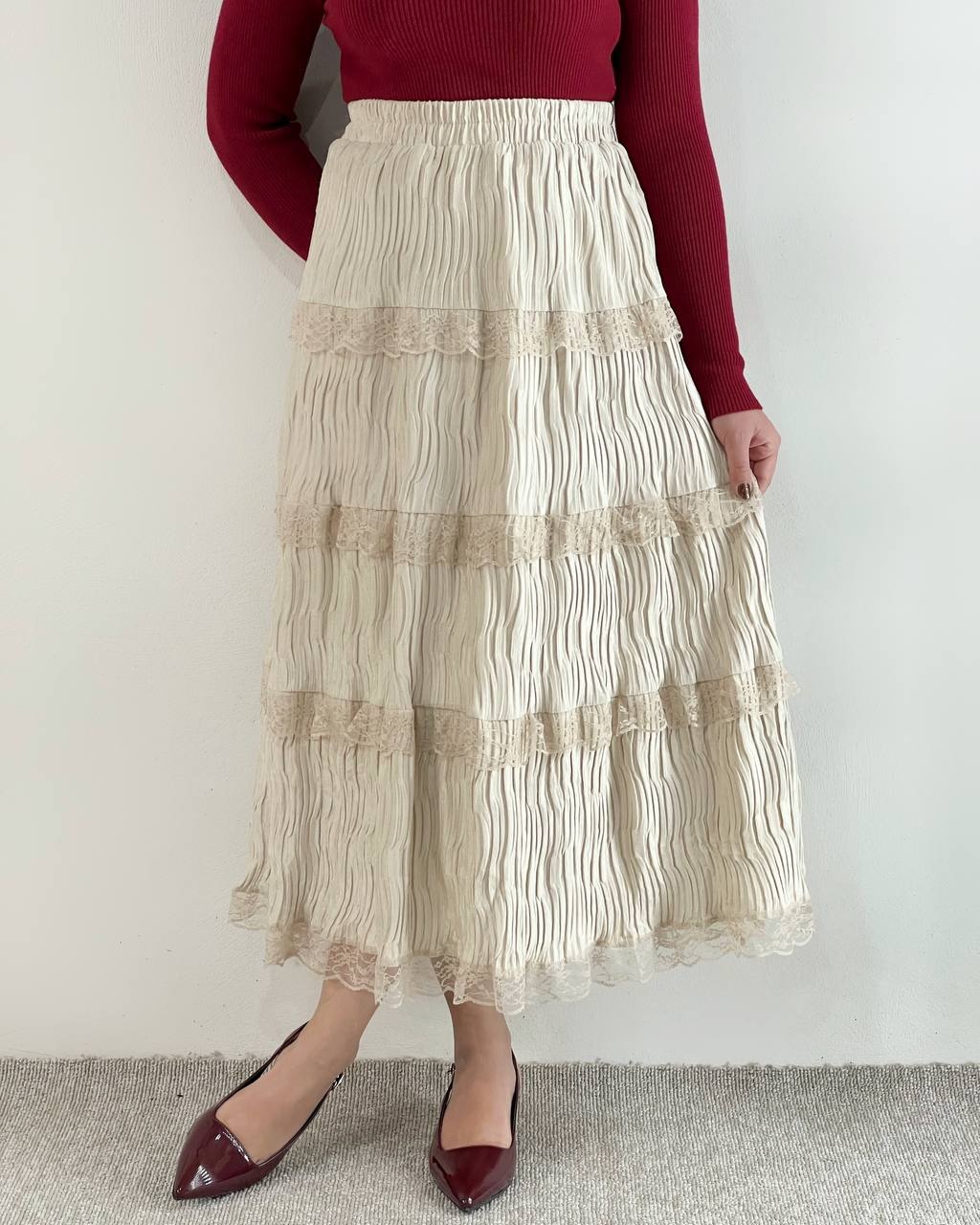 دامن مخمل بهاره کد 4690