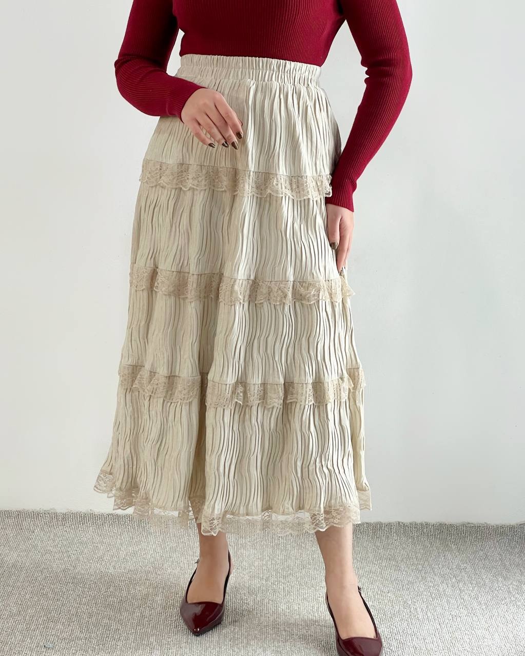 دامن مخمل بهاره کد 4690