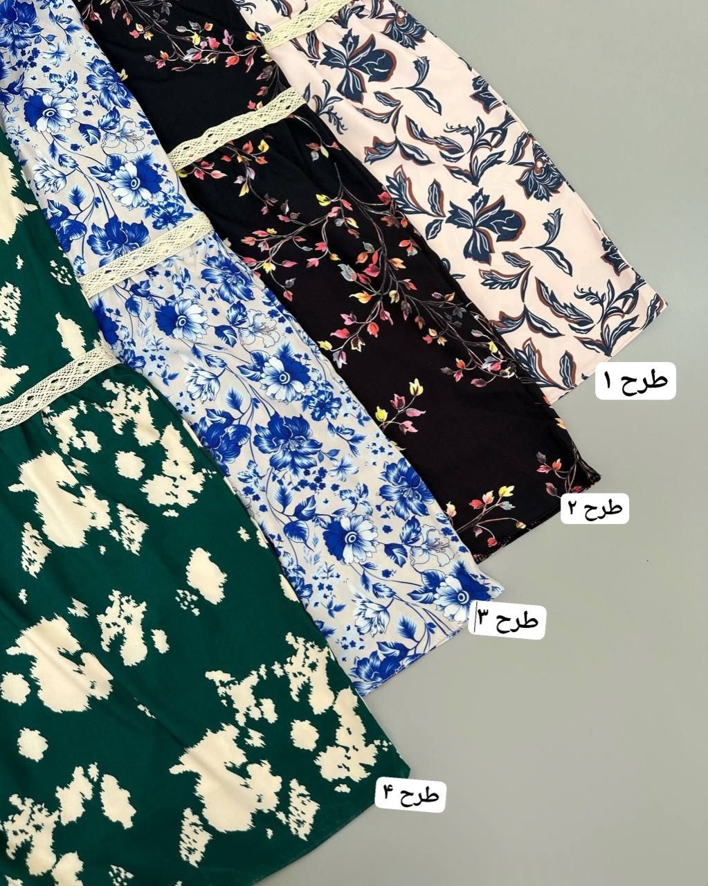 پیراهن چین دار نوار دوزی کد 4701