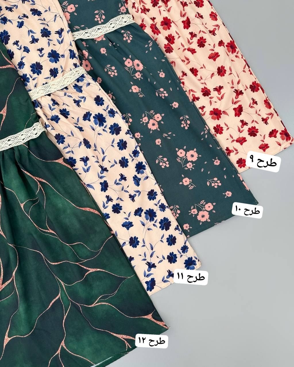 پیراهن چین دار نوار دوزی کد 4701