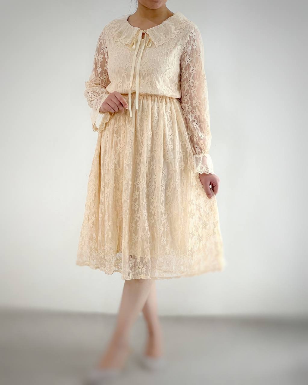 پیراهن تمام گیپور کد 4704