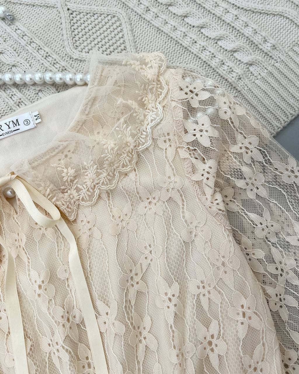 پیراهن تمام گیپور کد 4704