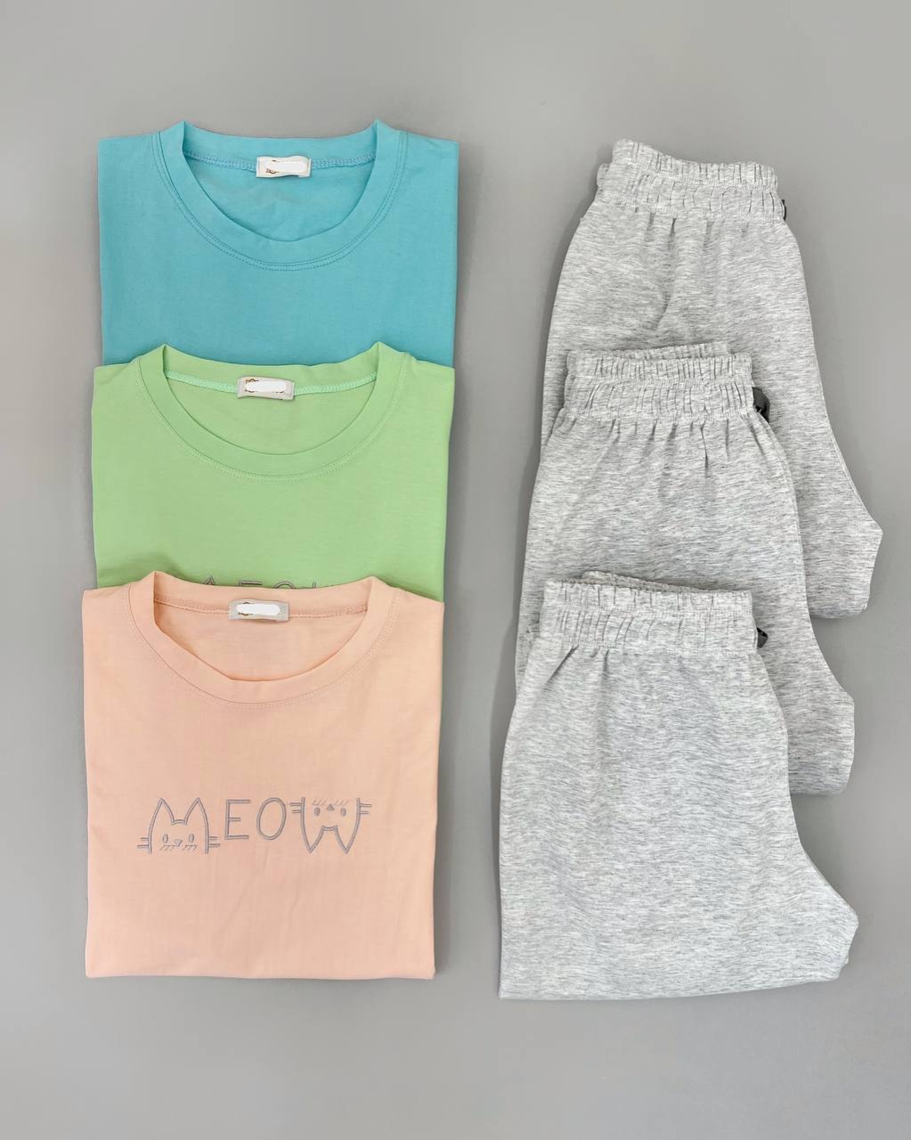 ست تیشرت و شلوار راحتی کد 4706