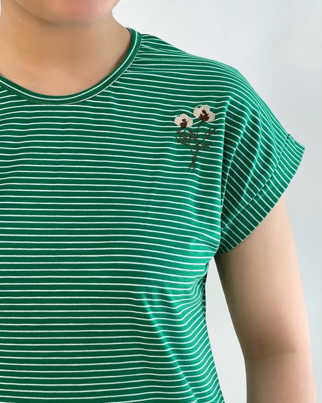 تیشرت پنبه راه راه کد 4712