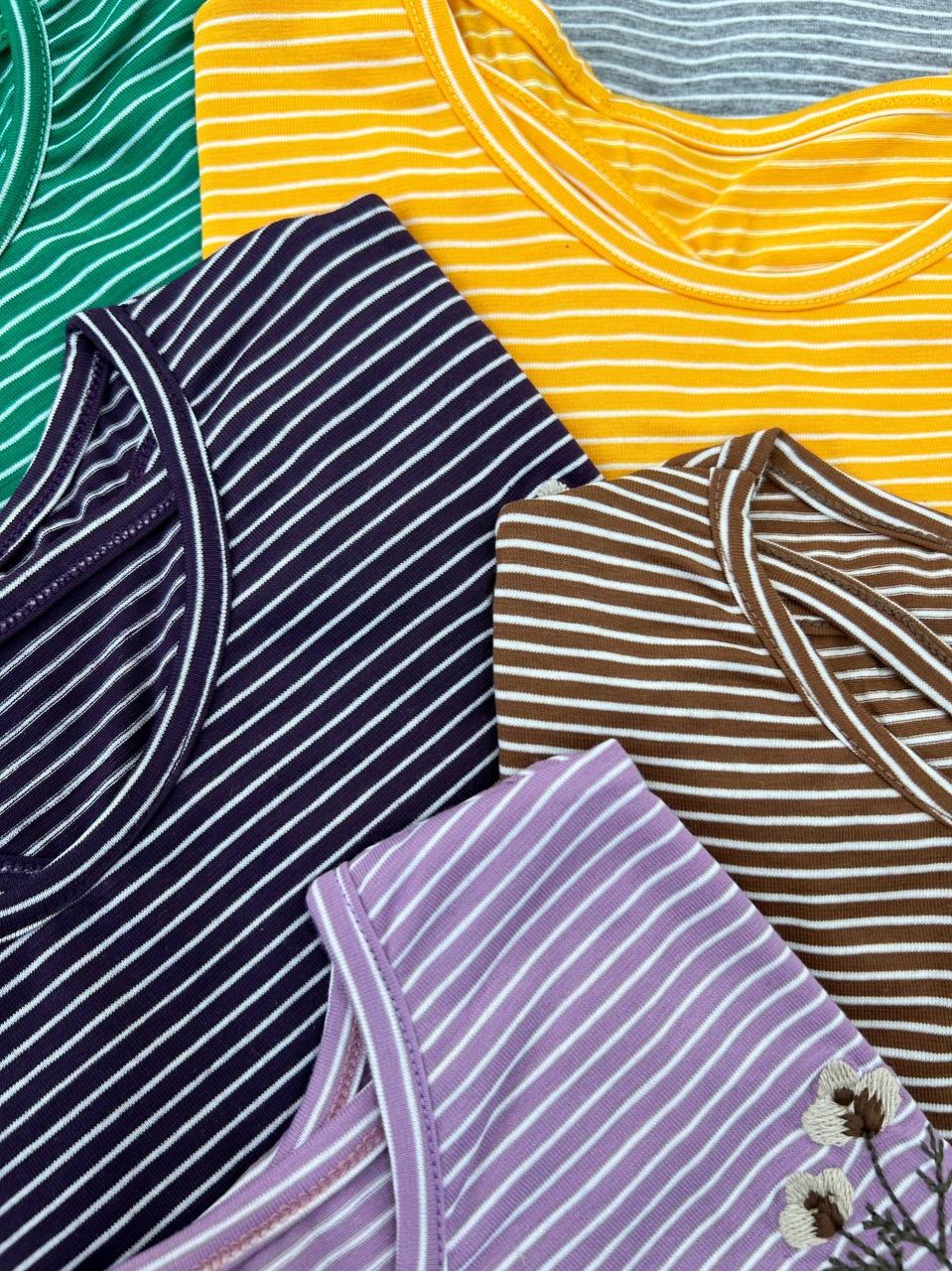 تیشرت پنبه راه راه کد 4712