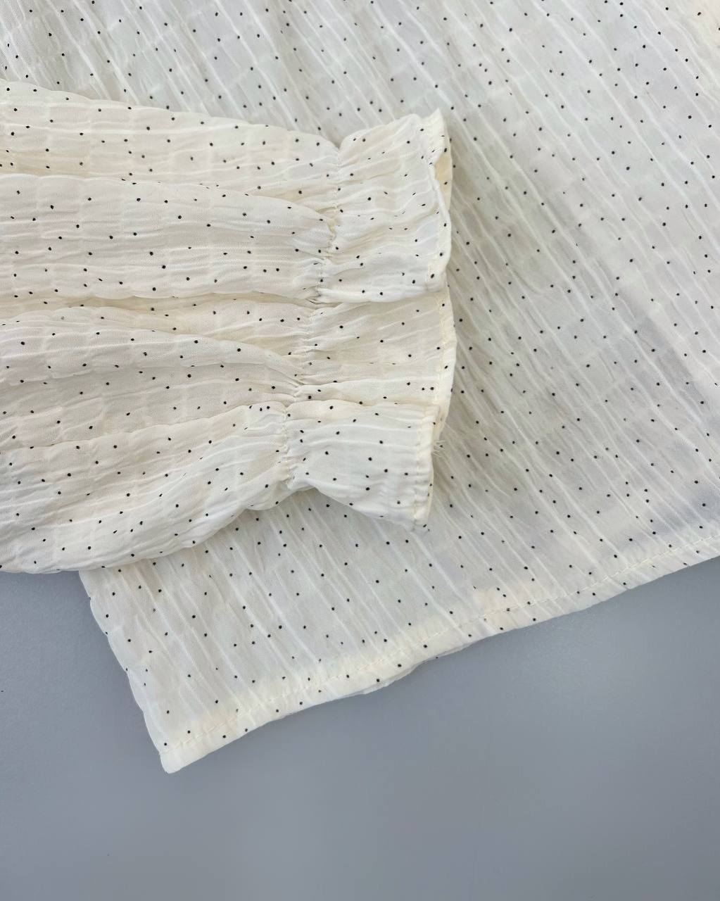 شومیز جلو دکمه یقه چین دار کد 4719