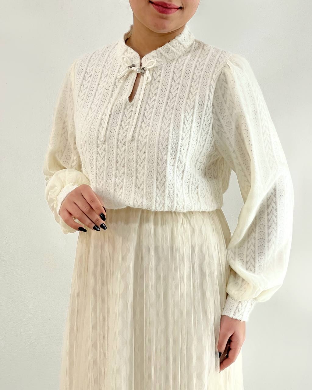 شومیز عروسکی تکرنگ کد 4728