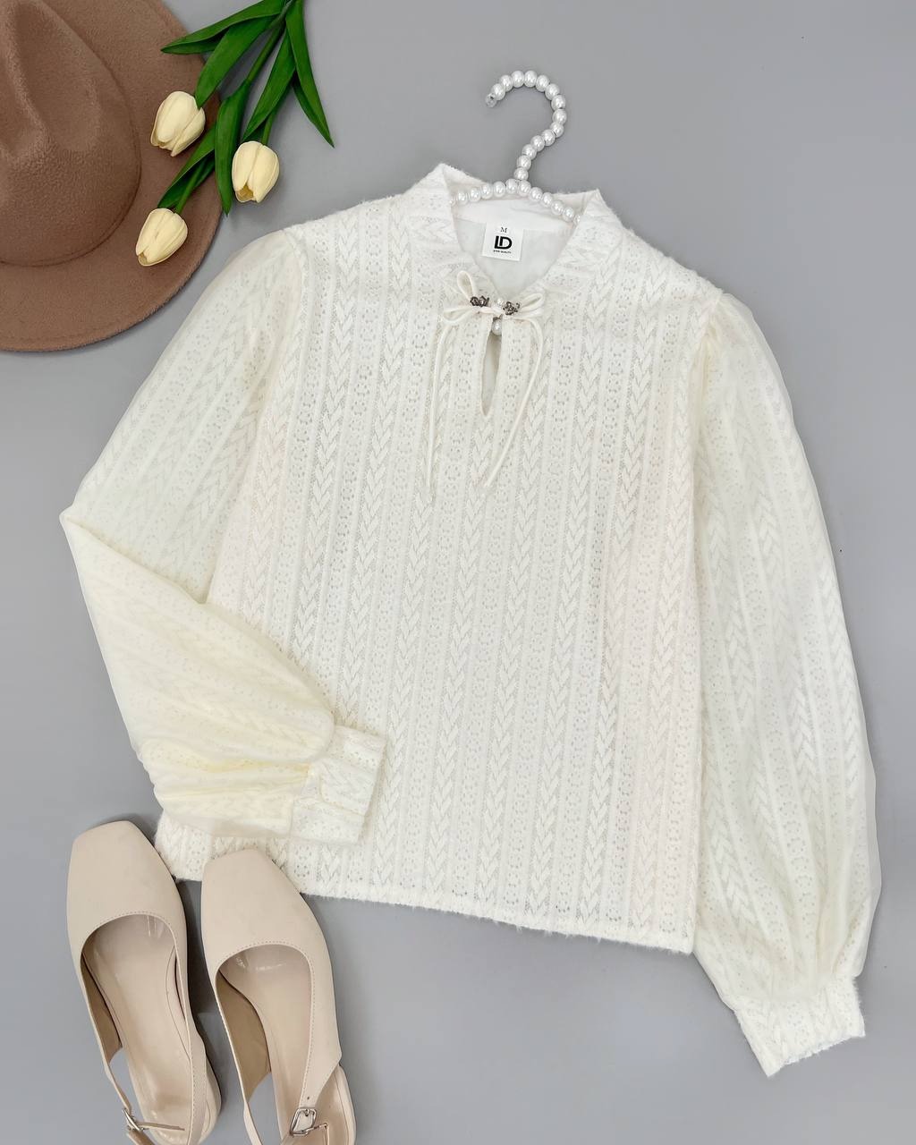 شومیز عروسکی تکرنگ کد 4728