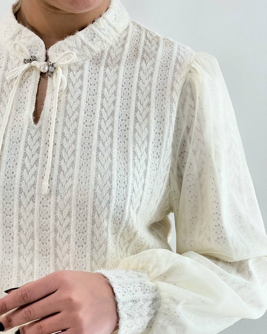 شومیز عروسکی تکرنگ کد 4728