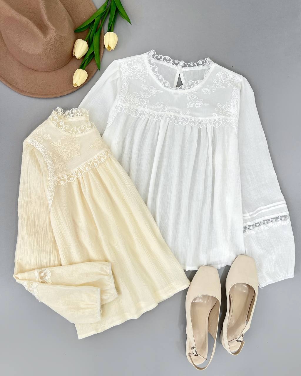 شومیز کریشه دو رنگ کد 4730