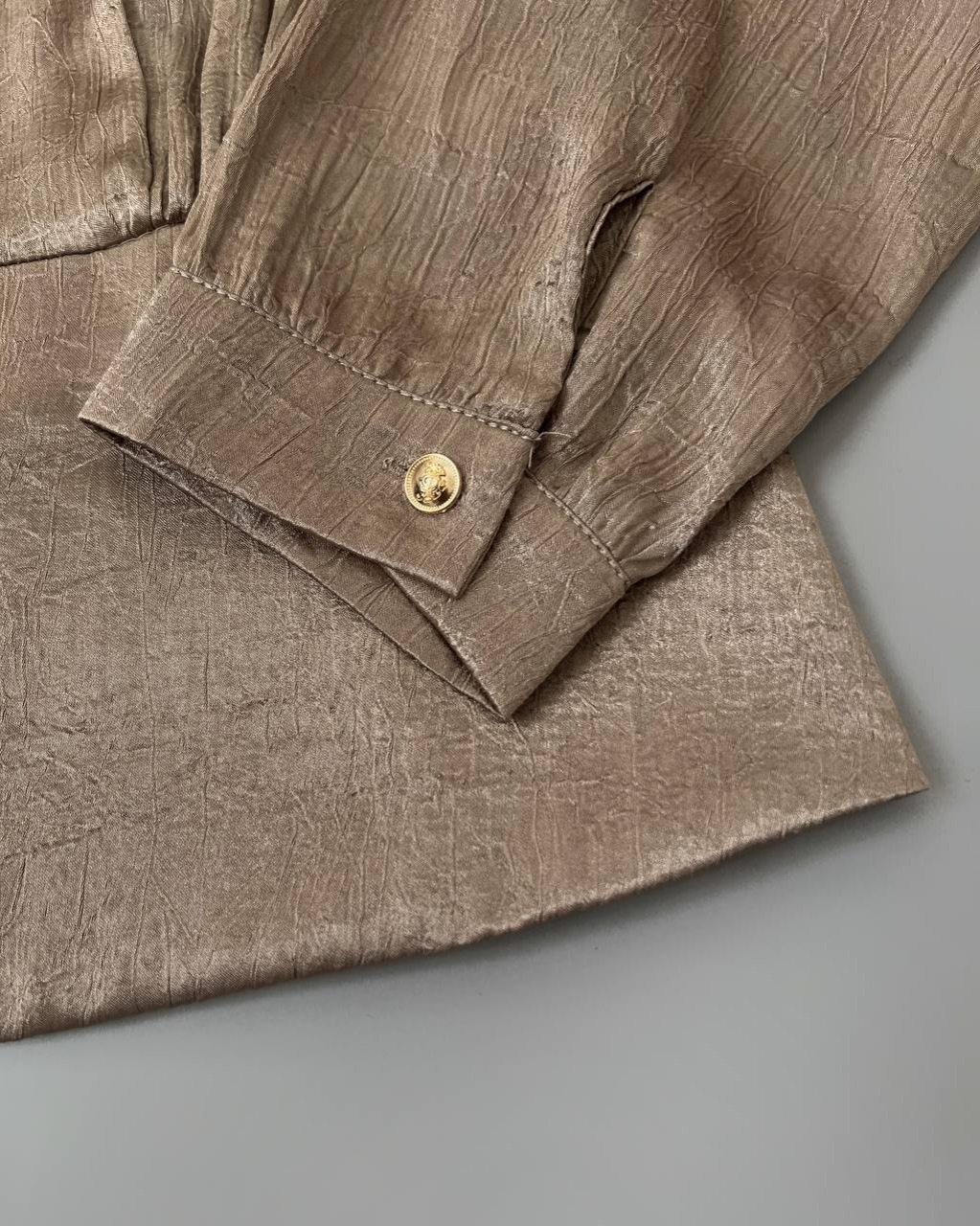 شومیز ساتن دو رنگ کد 4732