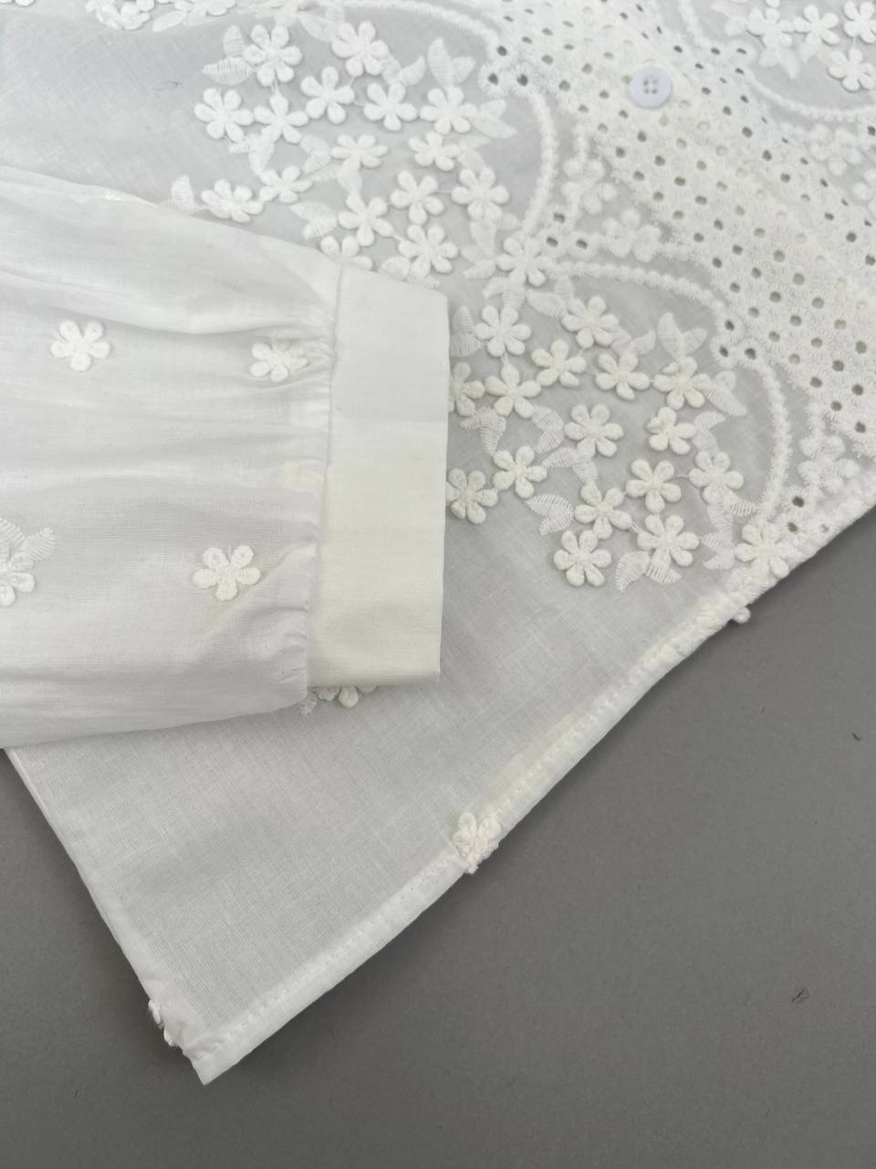 شومیز تمام خامه دوزی 3 رنگ کد 4735