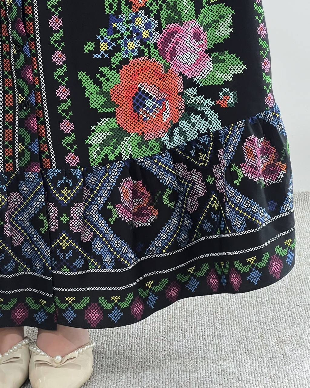 پیراهن طرح شماره دوزی کد 4737