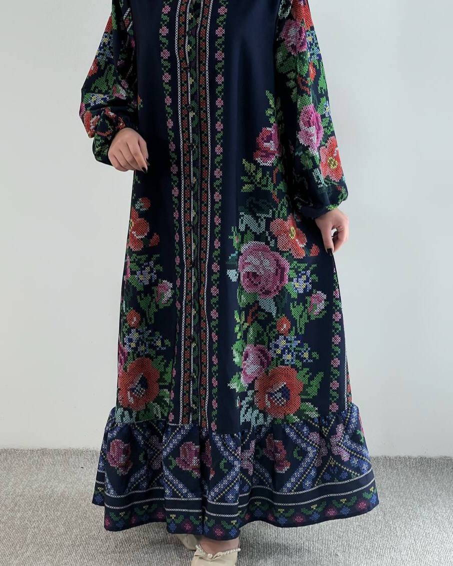 پیراهن طرح شماره دوزی کد 4737