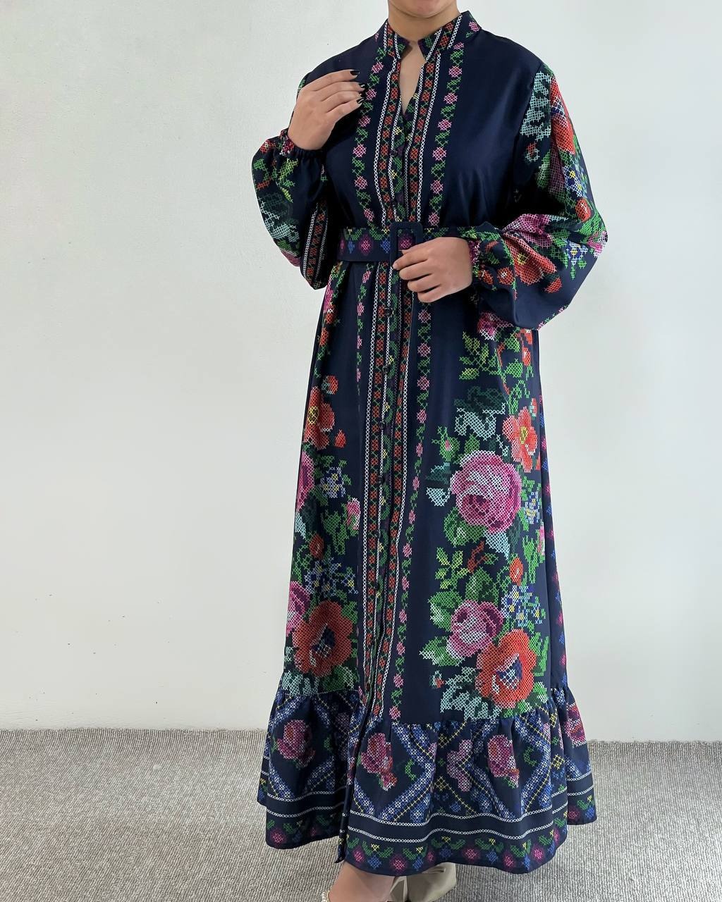 پیراهن طرح شماره دوزی کد 4737