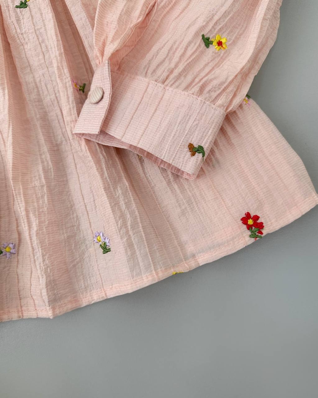 شومیز تمام گلدوزی عروسکی کد 4739