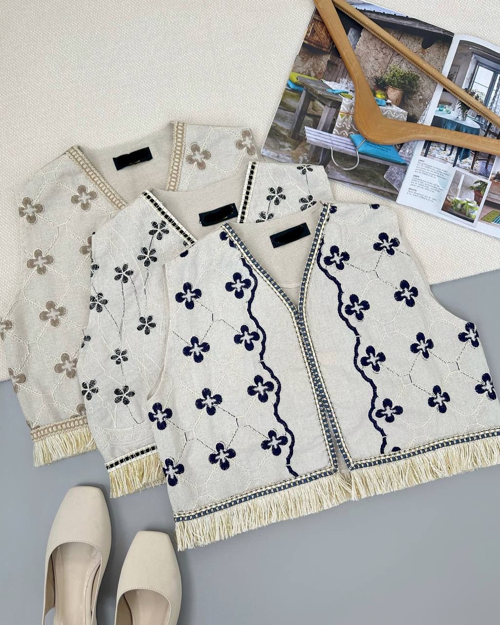 جلیقه کار شده کد 4744