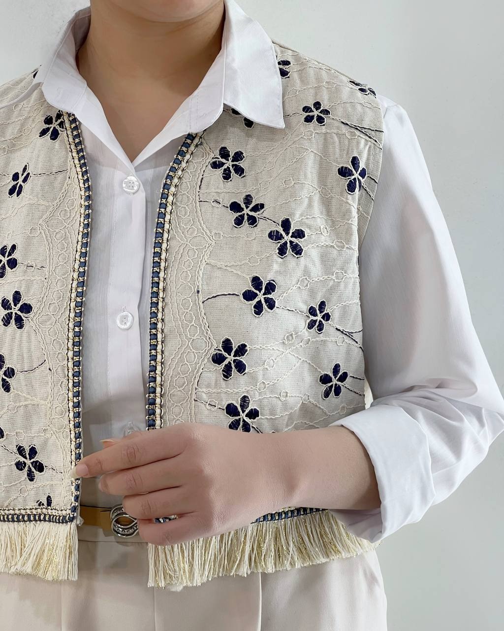 جلیقه کار شده کد 4744