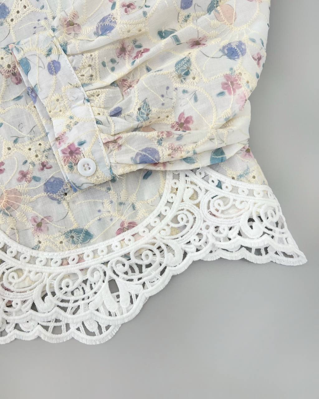 شومیز تمام خامه دوزی طرحدار کد 4748