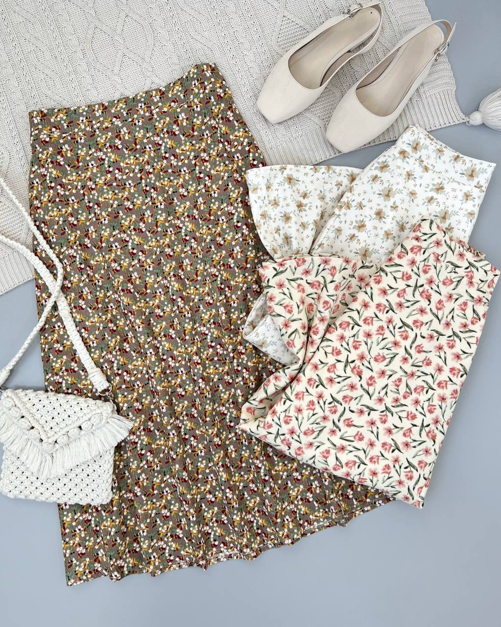 دامن گل ریز بهاره کد 4750