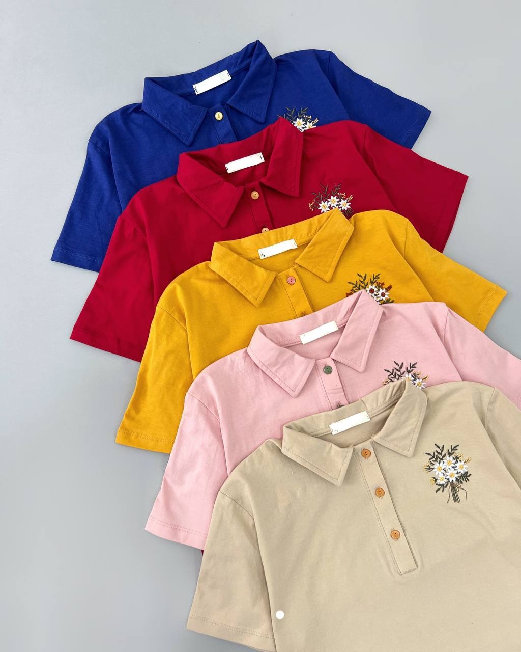 پولو شرت گلدوزی کد 4754