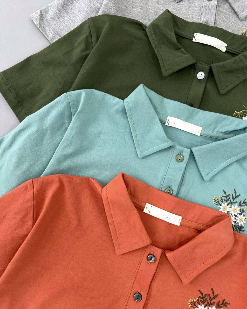 پولو شرت گلدوزی کد 4754