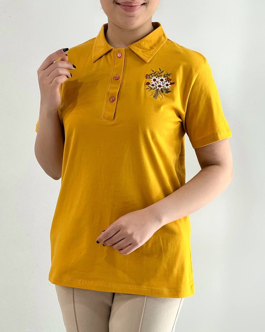 پولو شرت گلدوزی کد 4754