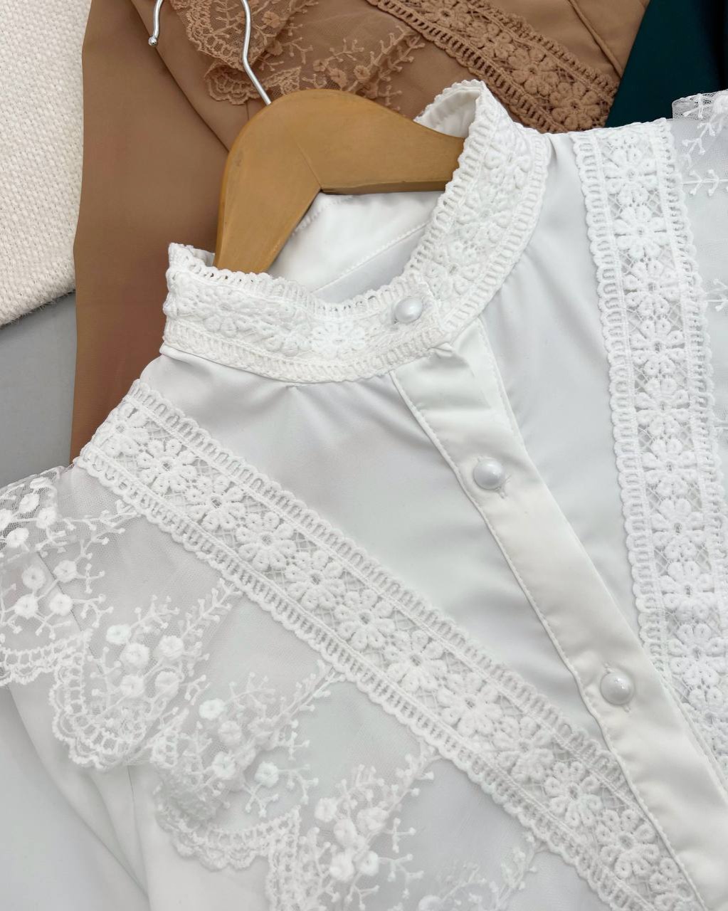 شومیز تمام کار شده کد 4757