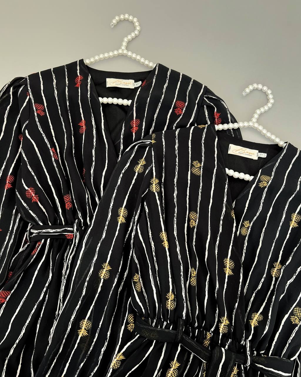 پیراهن حریر آستردار کد 4759