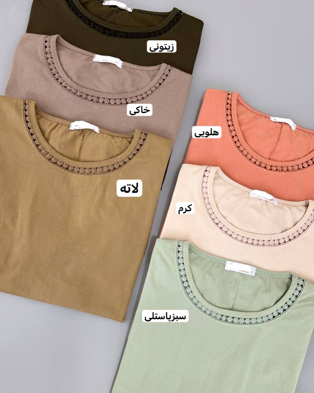 تیشرت لانگ دور عدسی کد 4764