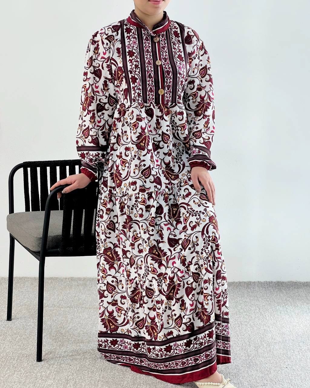 ساحلی تمام کلوش 6 طرح کد 4766