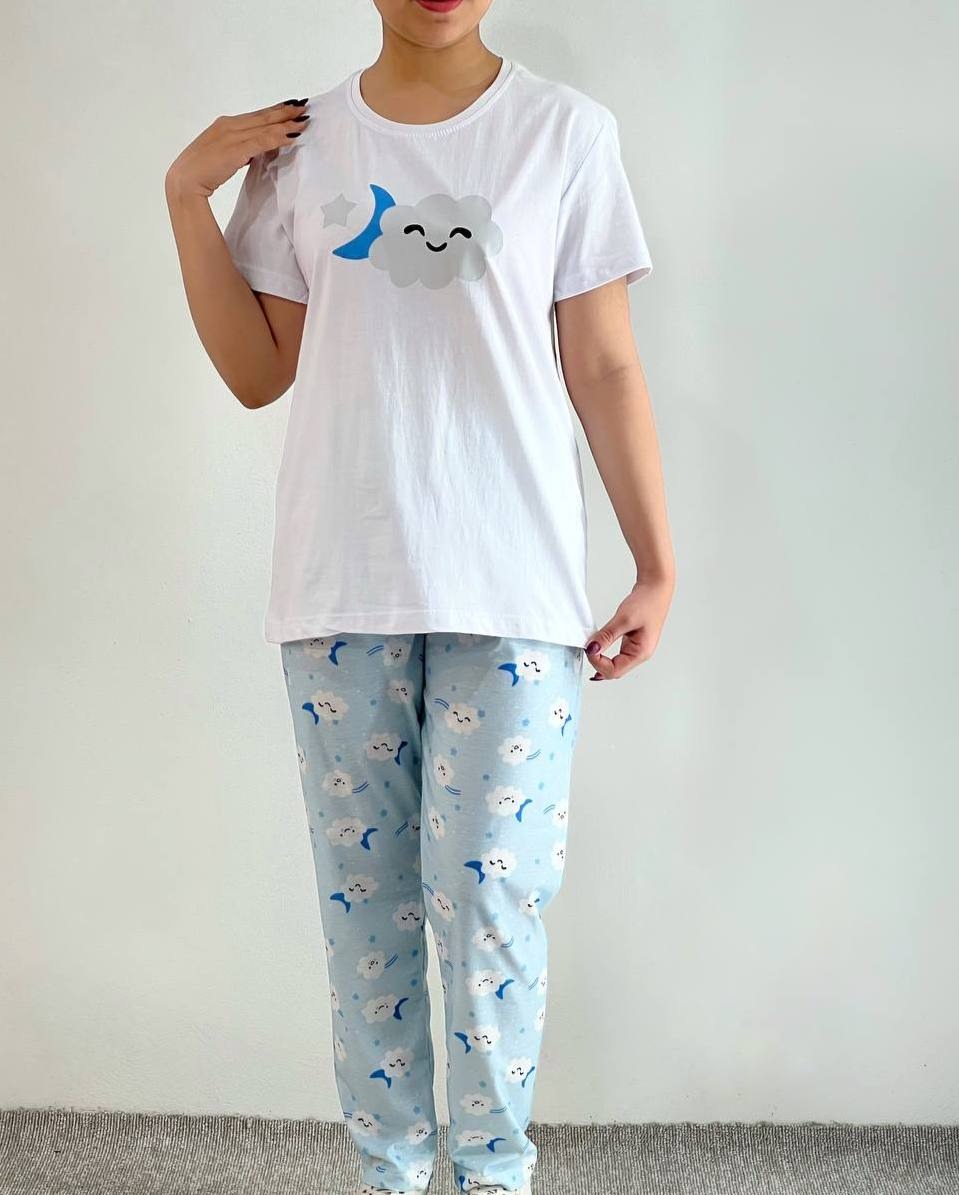 ست تیشرت و شلوار دو طرح کد 4771