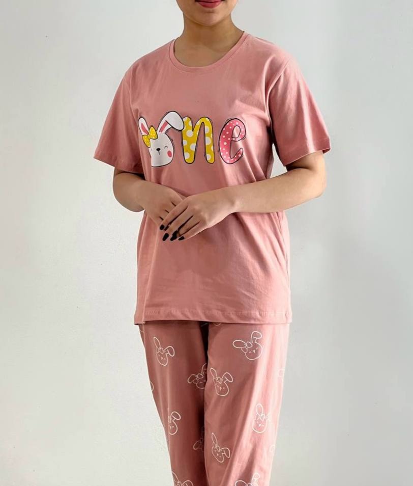 ست تیشرت و شلوار one کد 4772