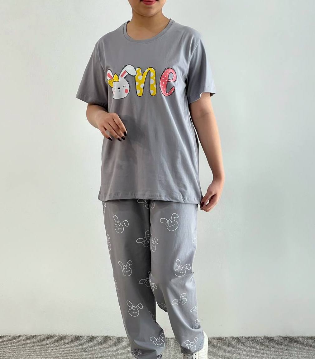 ست تیشرت و شلوار one کد 4772