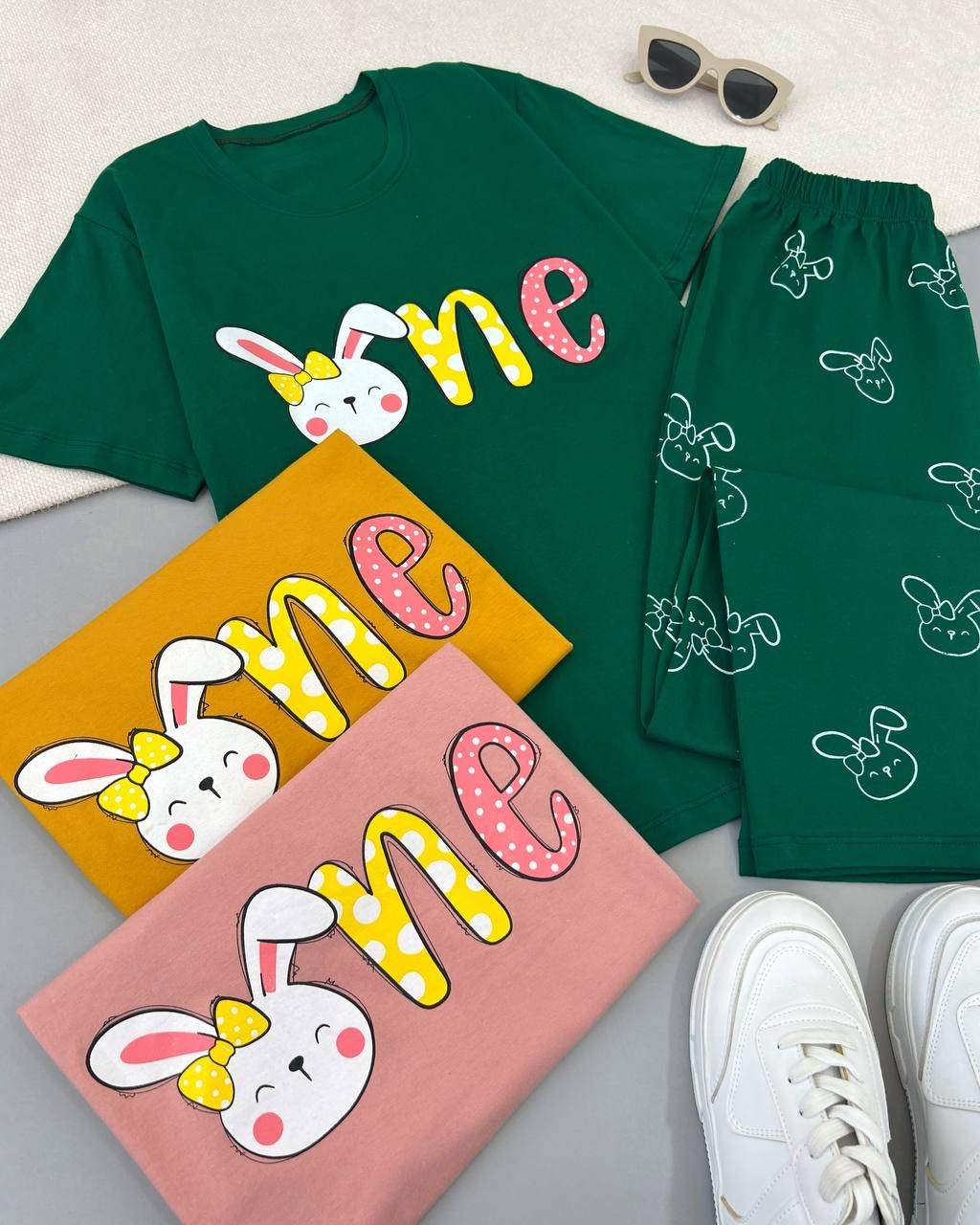 ست تیشرت و شلوار one کد 4772