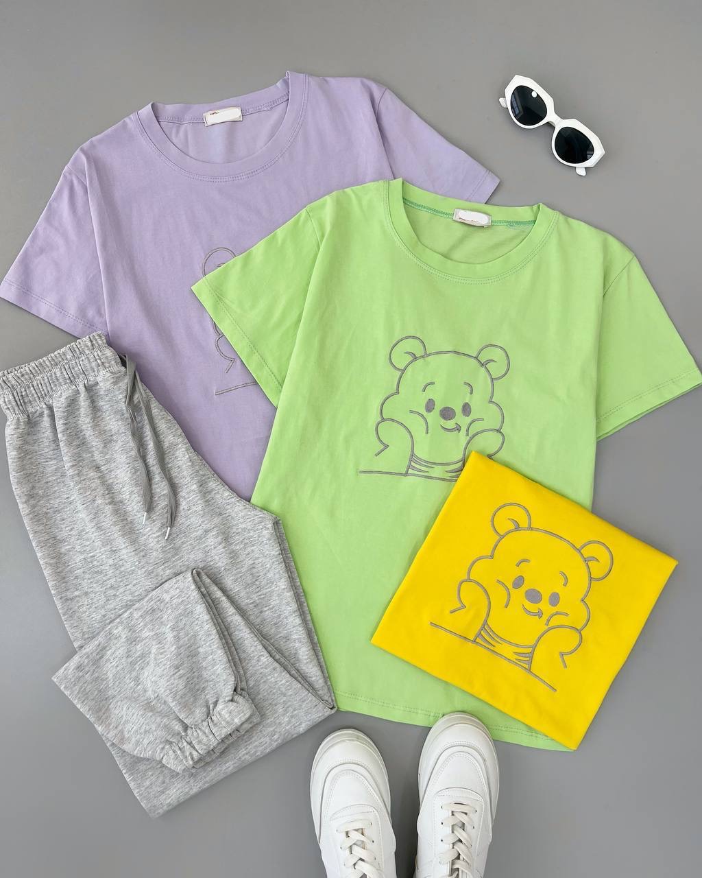 ست تیشرت و شلوار راحتی کد 4700