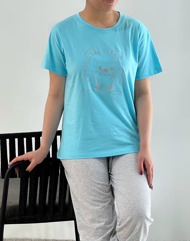 ست تیشرت و شلوار راحتی کد 4700