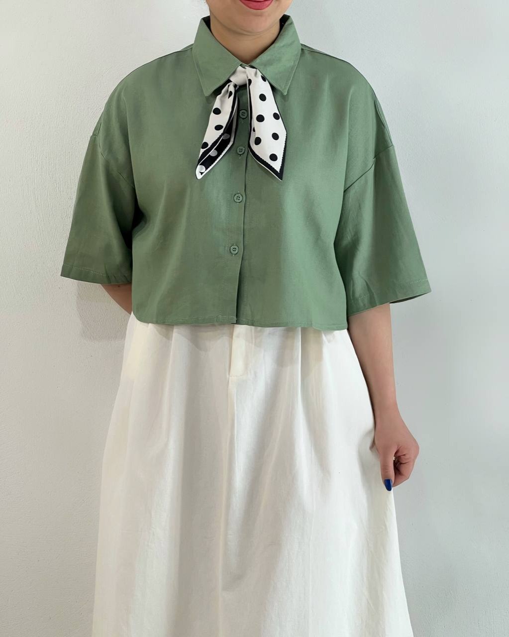 شومیز کراپ لینن کد 4790