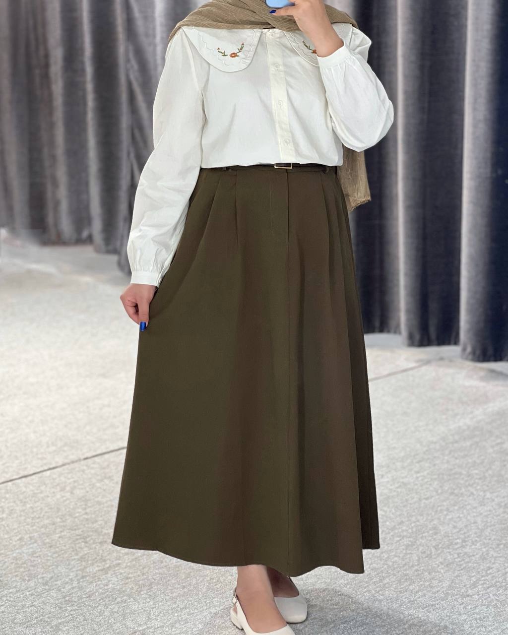 ست دامن بهمراه کمربند کد 4794